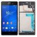 Sony Xperia Z3 - Original LCD Display Touch Screen Digitizer Assembly Replacement Repair Parts with Black Frame - Black